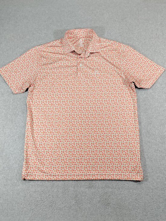 Rhoback Other - Rhoback Mens Medium The Absolute Peach Performance Golf Polo Shirt